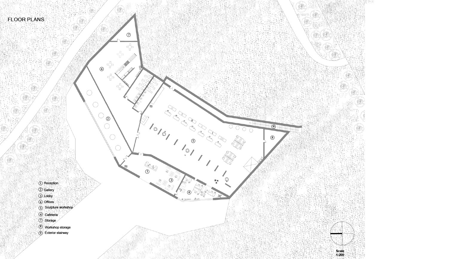 Riverdale Art Center — ground floor plan